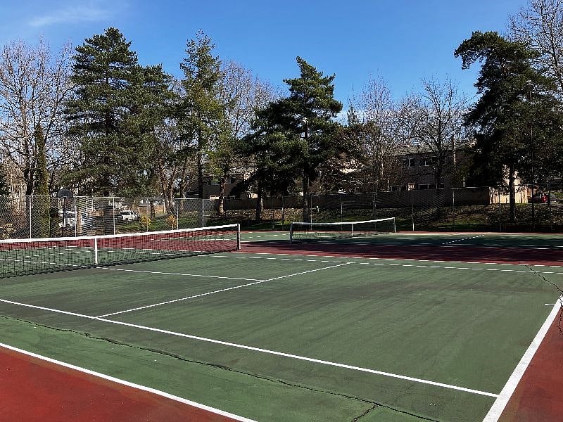 Two tennis courts available all year around