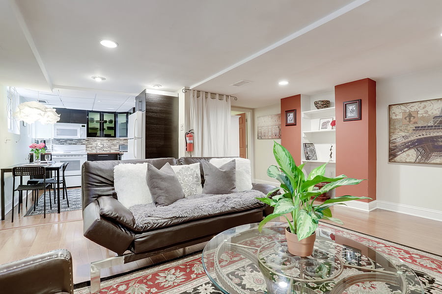 Open concept living space