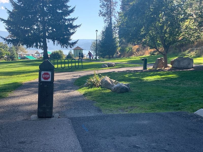 Small Park with public lake access just a couple blocks away