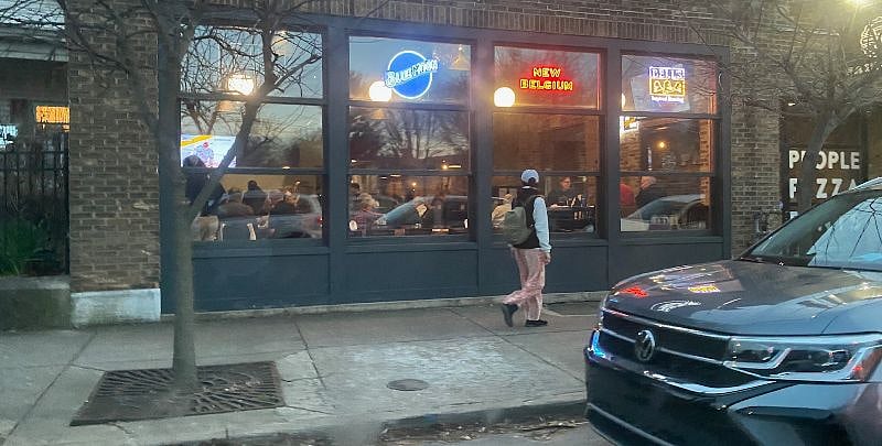 Parlour Pizza and Craft Beers 1 block away