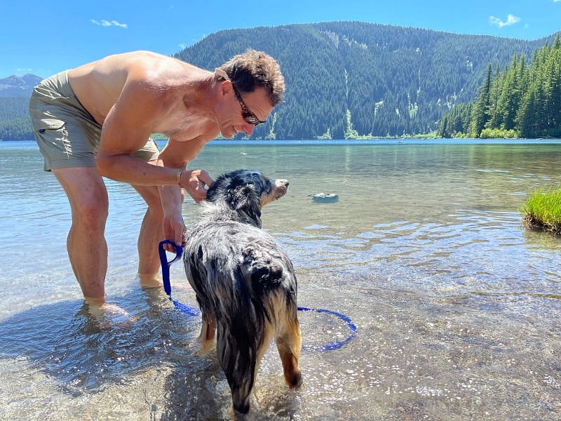 Hangin in the Alpine Lakes wilderness after a long trail ride