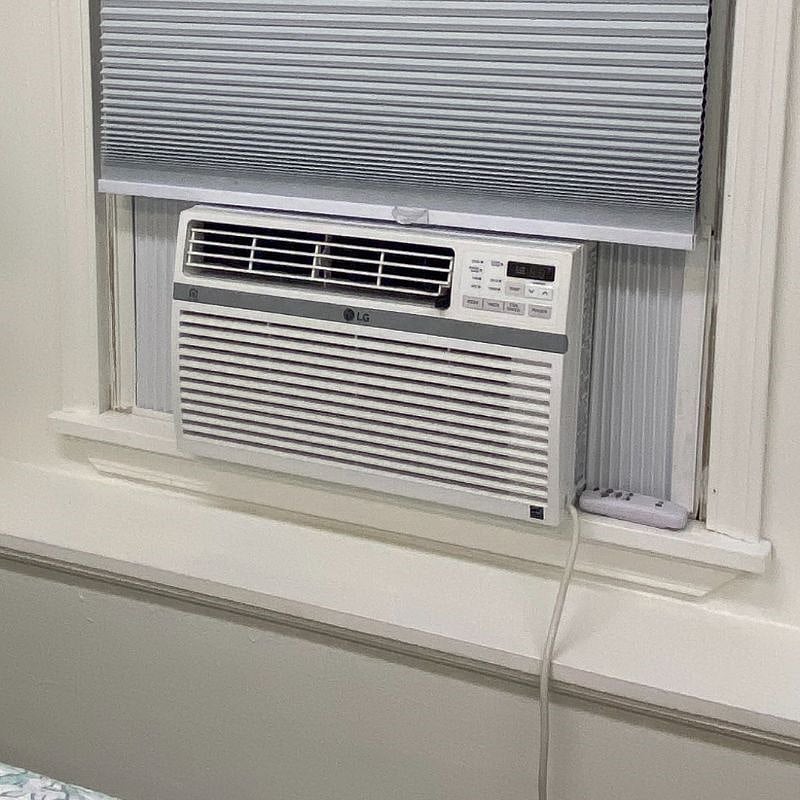 Window unit so you can cool the unit to you liking.