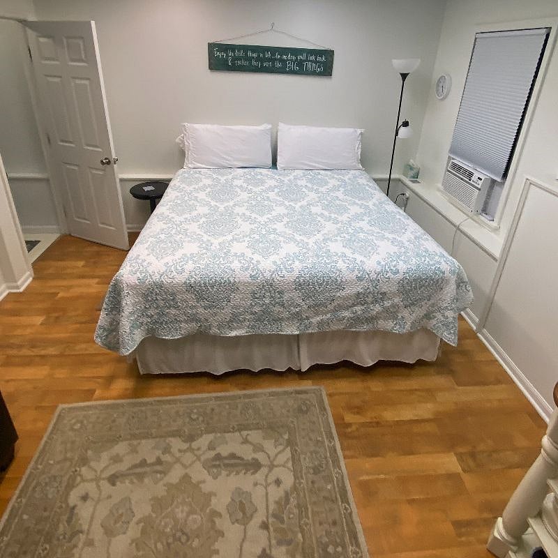 King-sized bed