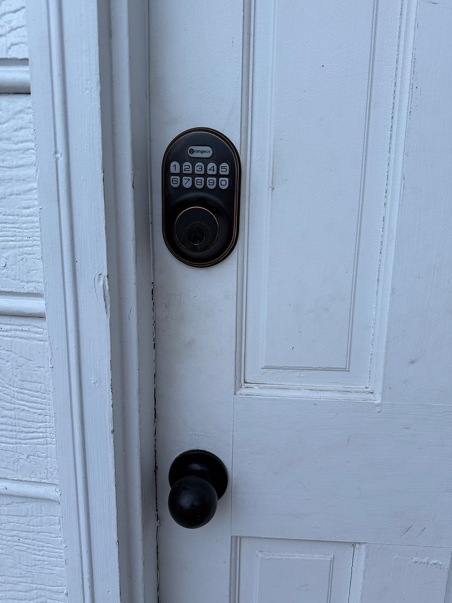 Keyed outside lock. You will have your own code.