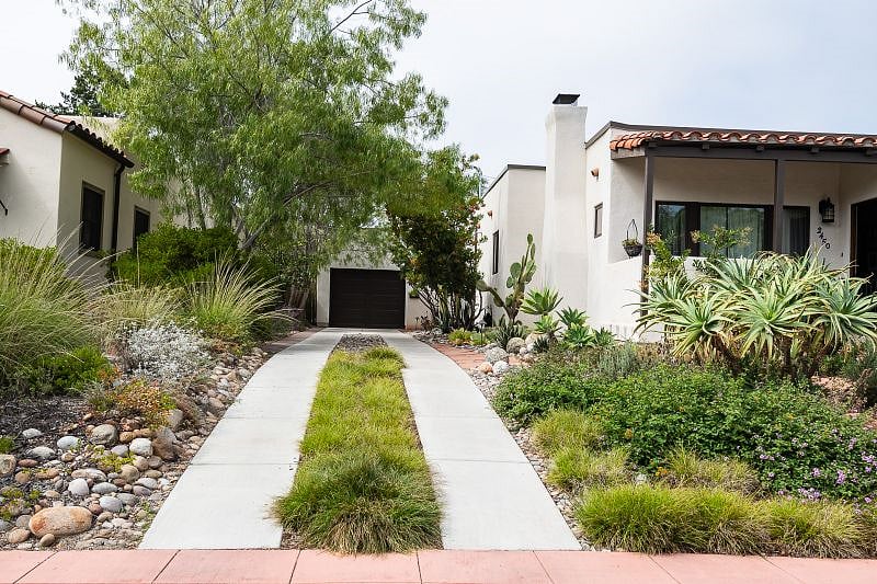 Driveway to private gated entrance.