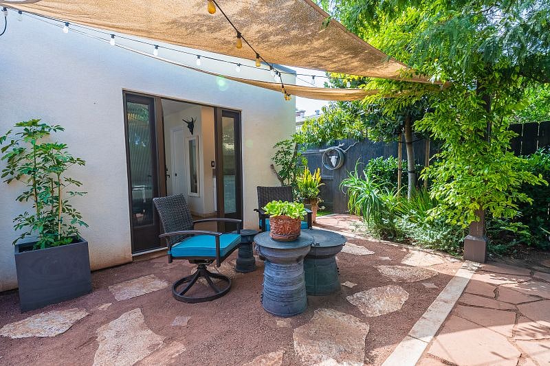 Patio view.