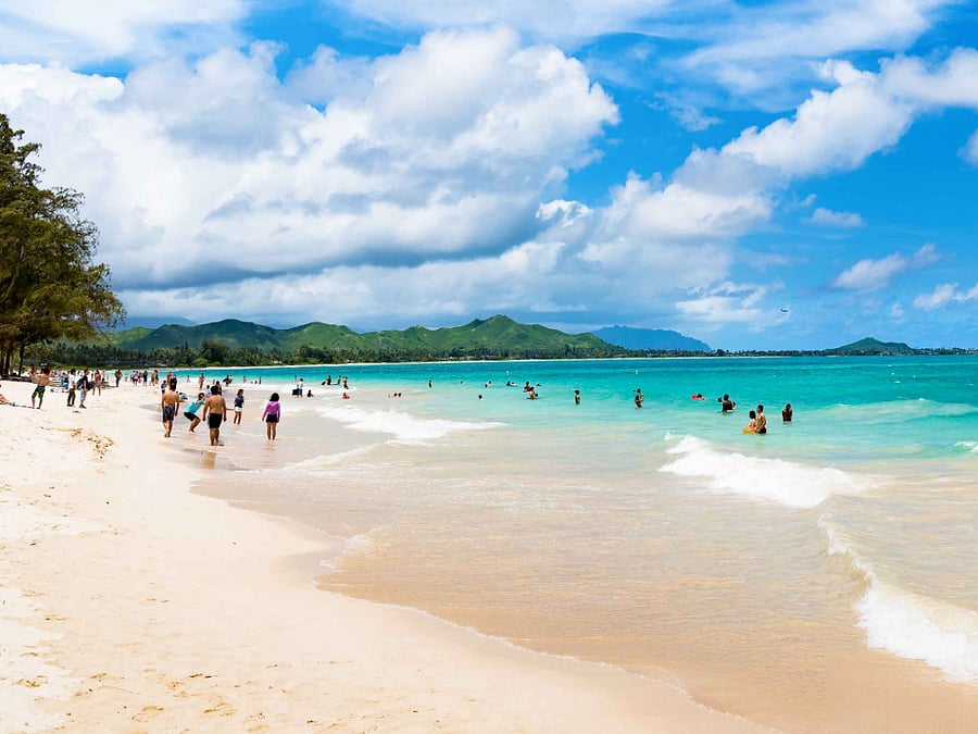 Kailua Beach: Pristine sand, clear water, relaxed vibe. Ideal for families, kid-friendly, 2.5-mile walk with mountain views. Sunrise charm for early risers.