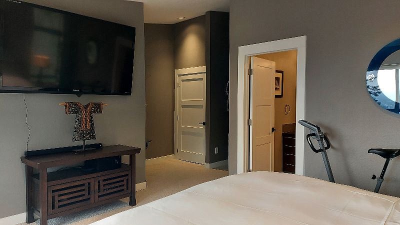 Master bedroom from bed