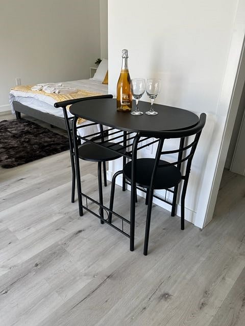 Enjoy breakfast and meals in this cozy dining space