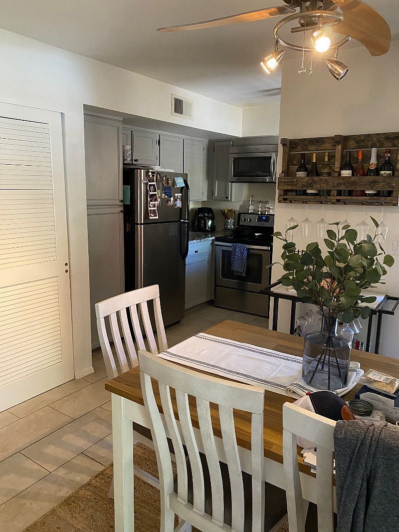 dining area/ kitchen and laundry