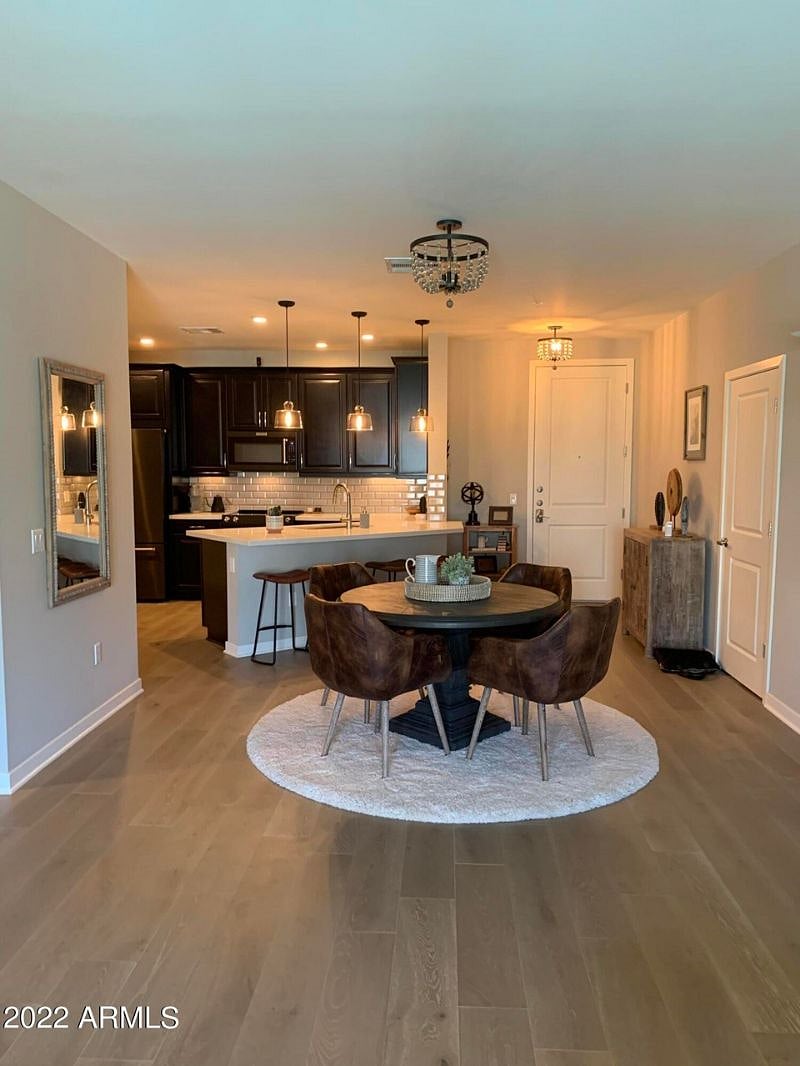 Dining area right off of kitchen and living room