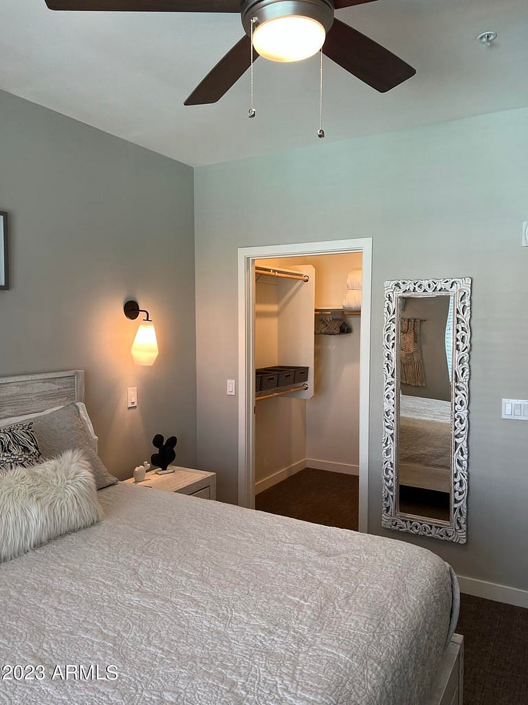 2nd bedroom with walk-in closet