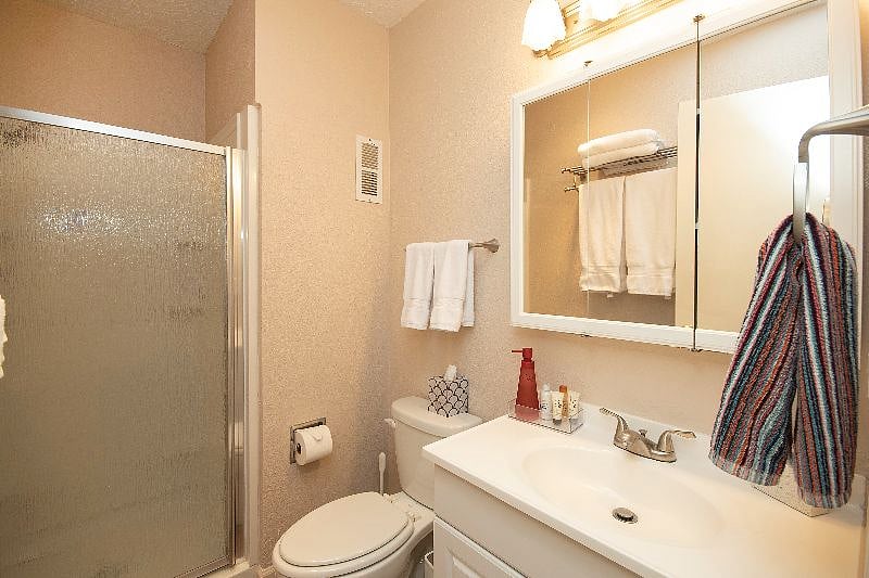 Master bath with walk-in shower