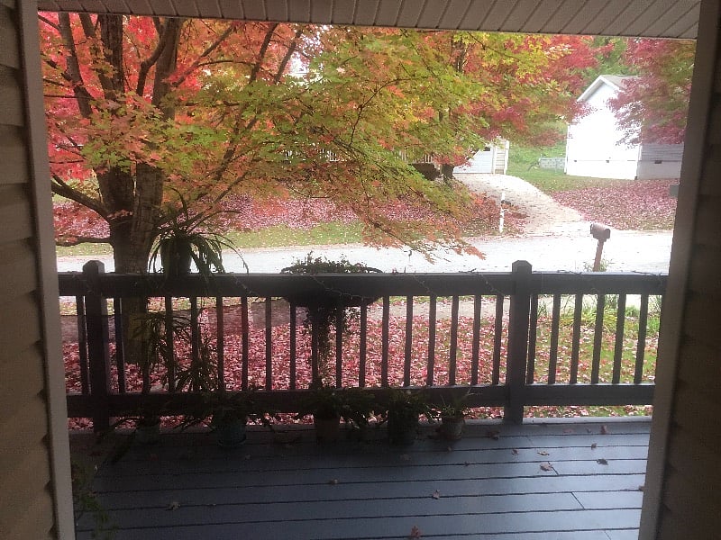 Covered front porch