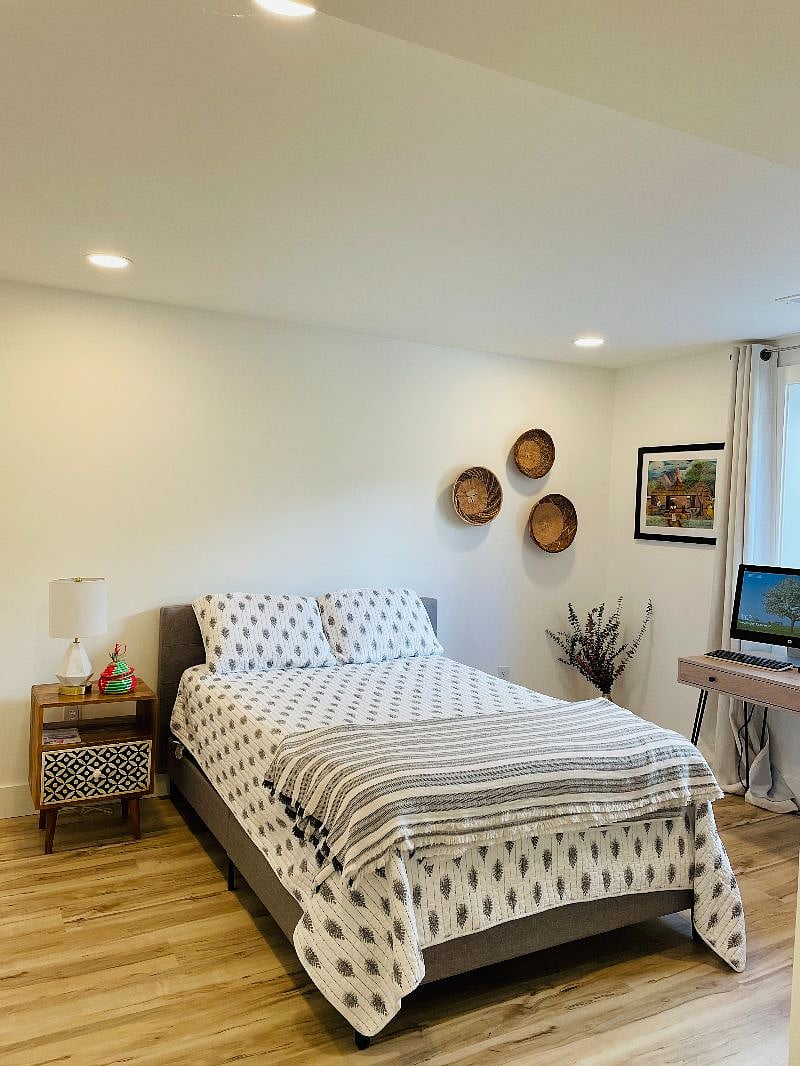 Cozy, clean bedroom