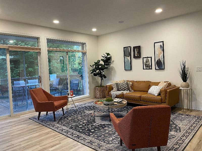 Living room on the main level