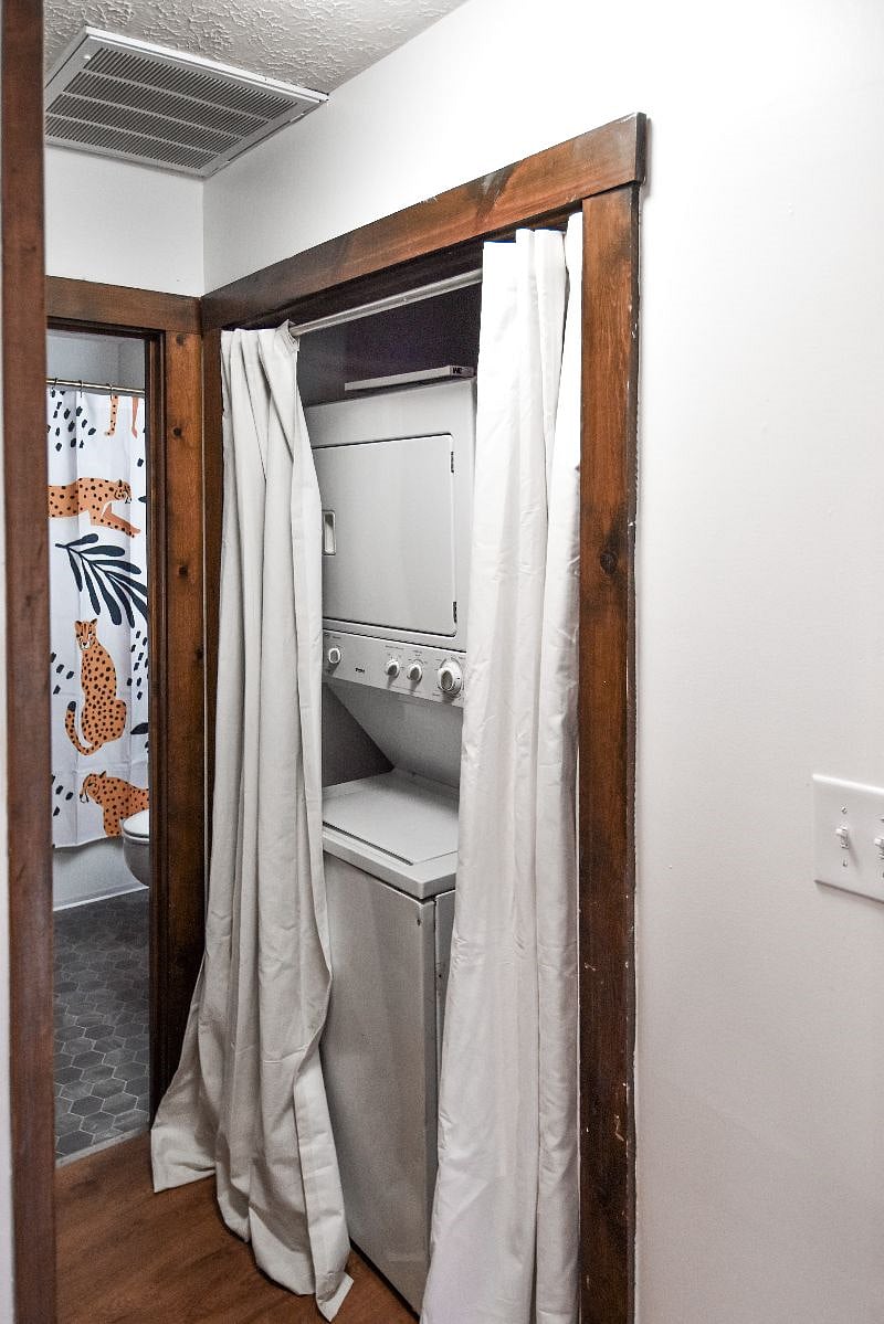 Laundry center in the unit!