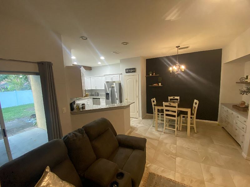 Kitchen / Dining Table / Living Room