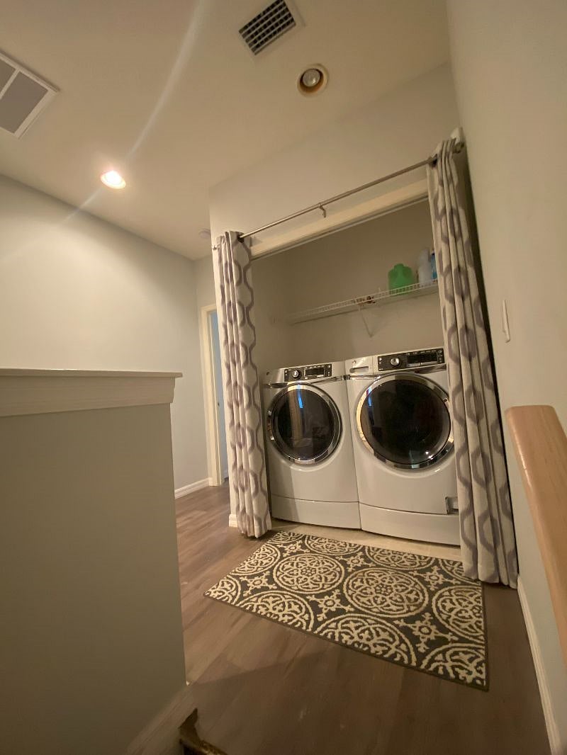 Upstairs Washer and Dryer