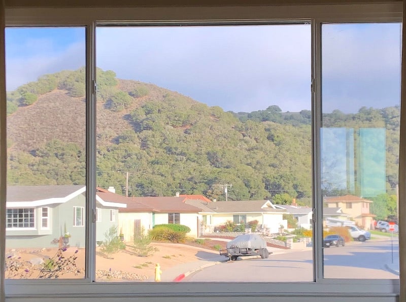 Morning view out front living room window