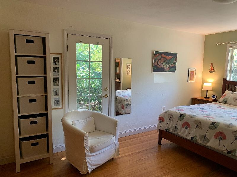 master bedroom with view to outdoors