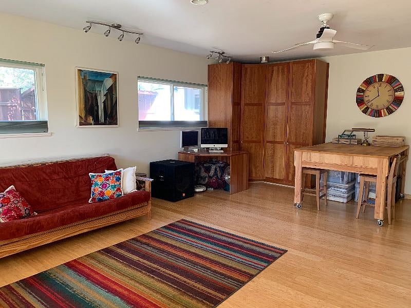 studio with view of work table