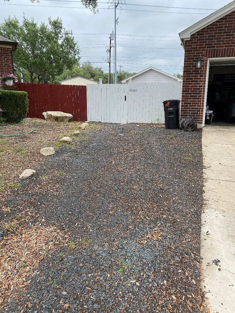 Parking on gravel