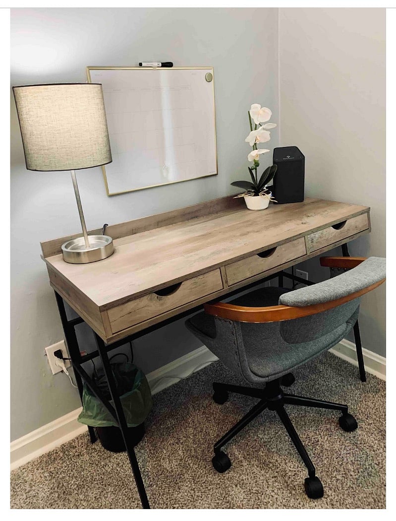 Dedicated workspace in bedroom 2
