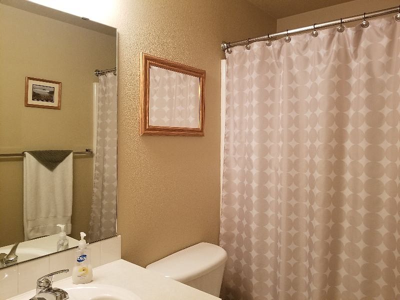 Private Bathroom with shower and tub