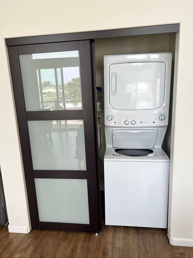 In unit washer and dryer
