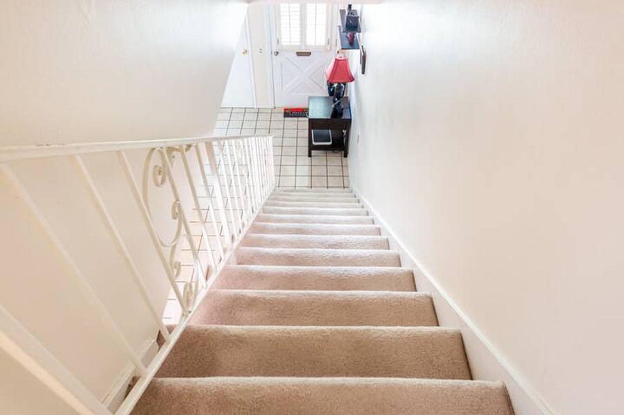 Stairwell between the first and second floors