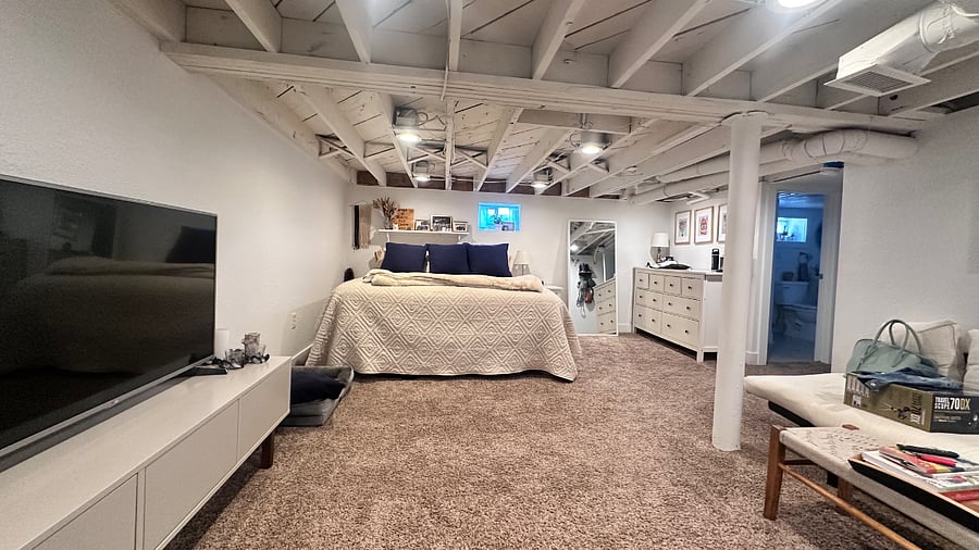Downstairs living space