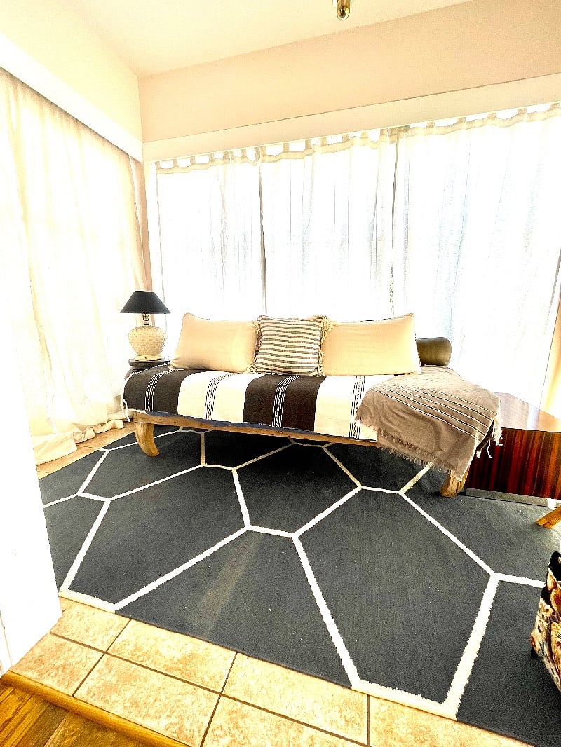 Daybed in sun room