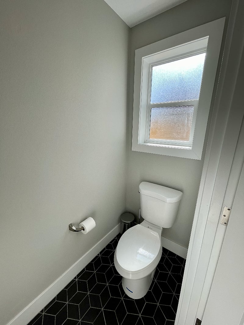 Downstairs half bath