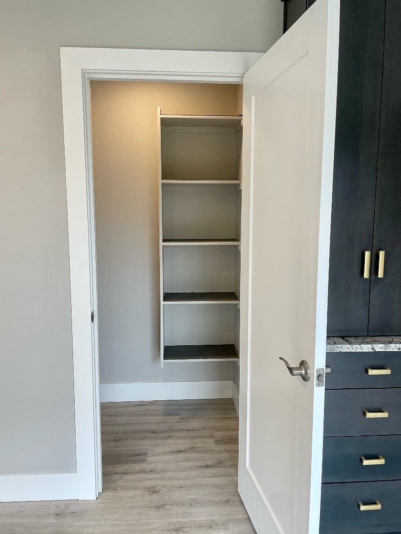 Downstairs storage/closet