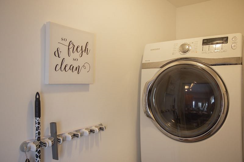 Stay fresh - In unit washer and dryer
