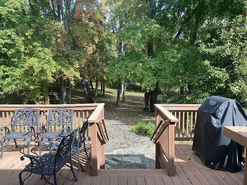 Spacious Backyard with Deck, Lower Patio and Gazebo