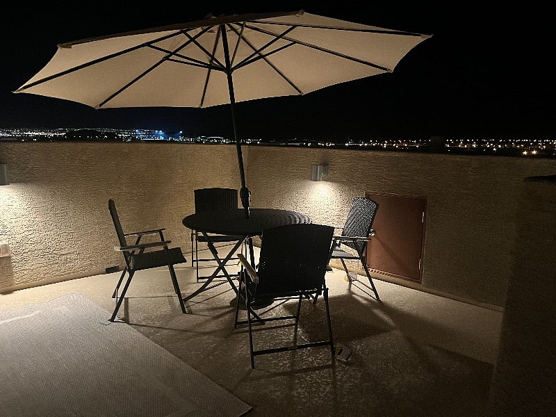 DINING AREA ON THE ROOF TOP DECK!