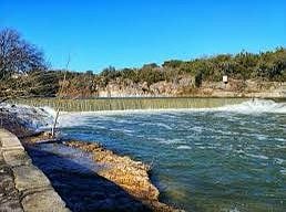 Blue Hole, Georgetown's famous swimming hole, is a short walk or drive from Peachtree Cottage.