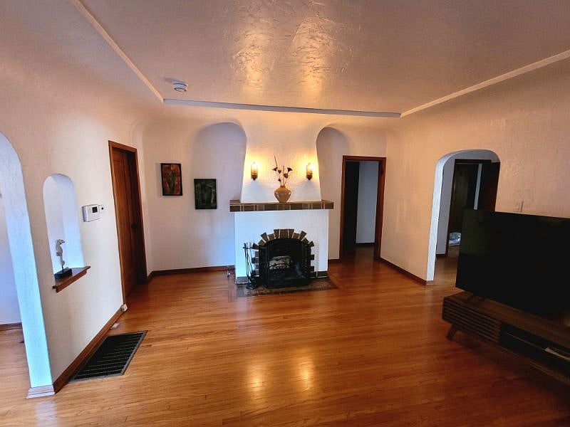 Living Room view to Fireplace