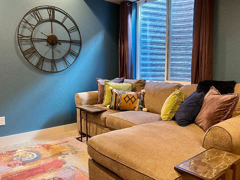 Basement TV area