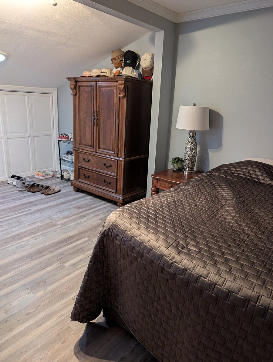 Private Queen Bedroom with Desk