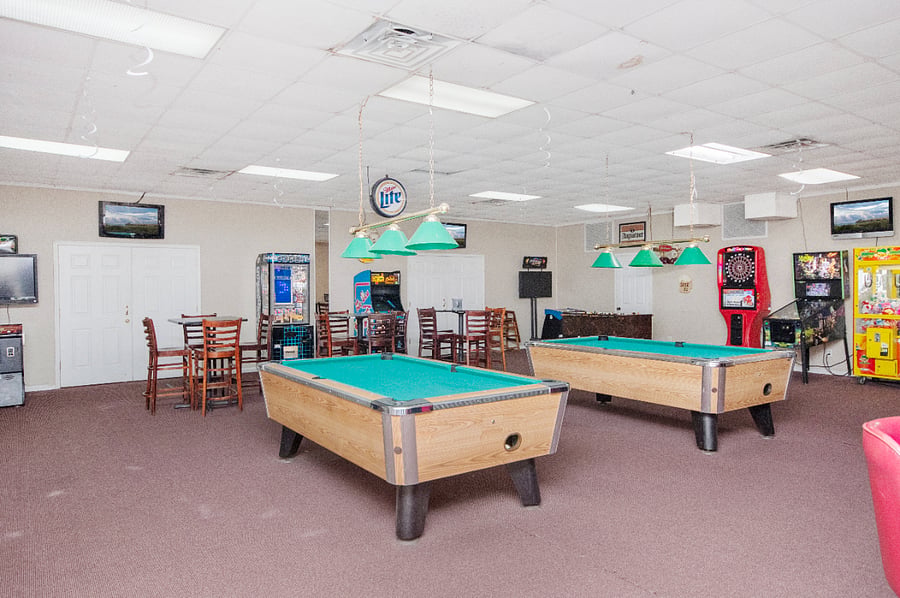 Pool tables/Arcade