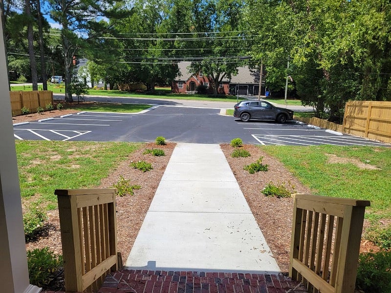 Private and free parking lot - 2 spaces allowed per condo