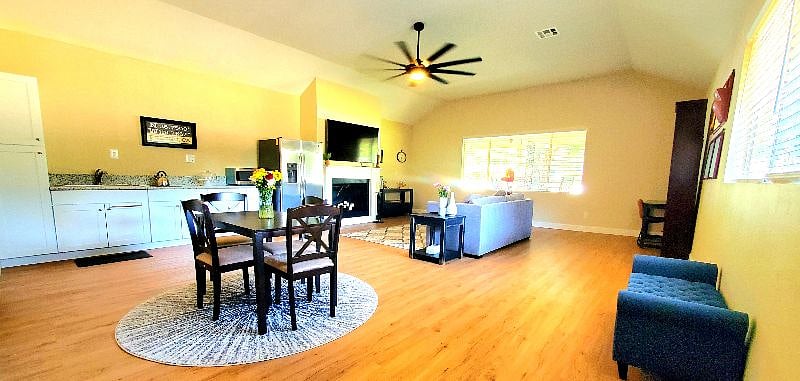 Completely private, spacious unit.