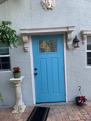 ornate front entry 