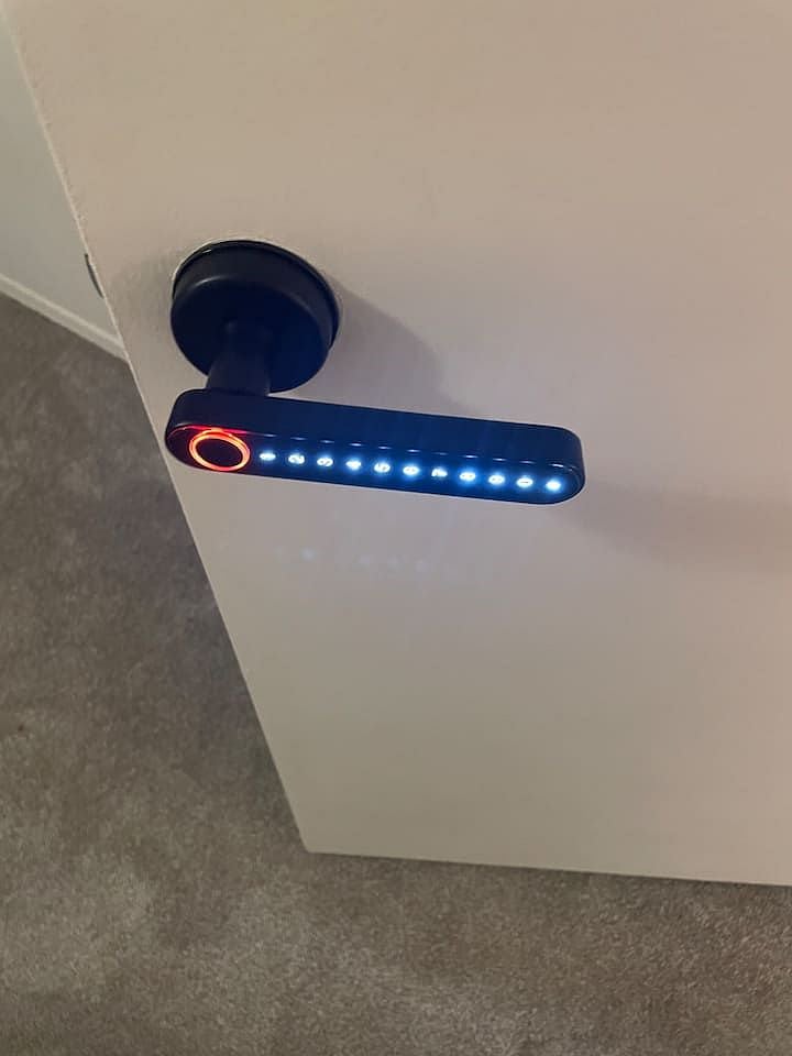 Passcode enabled smart lock for privacy