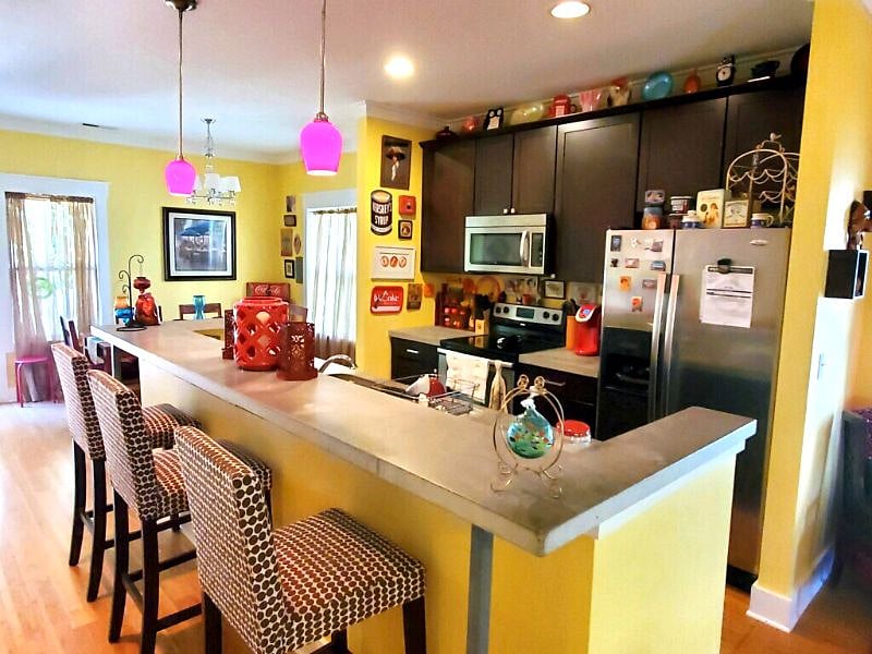 open concept kitchen