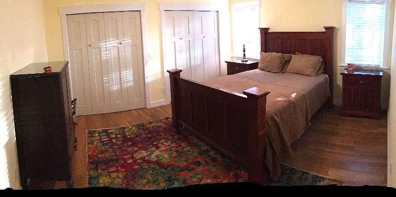 Large bedroom with Queen bed and lots of closet space. Dresser also available.