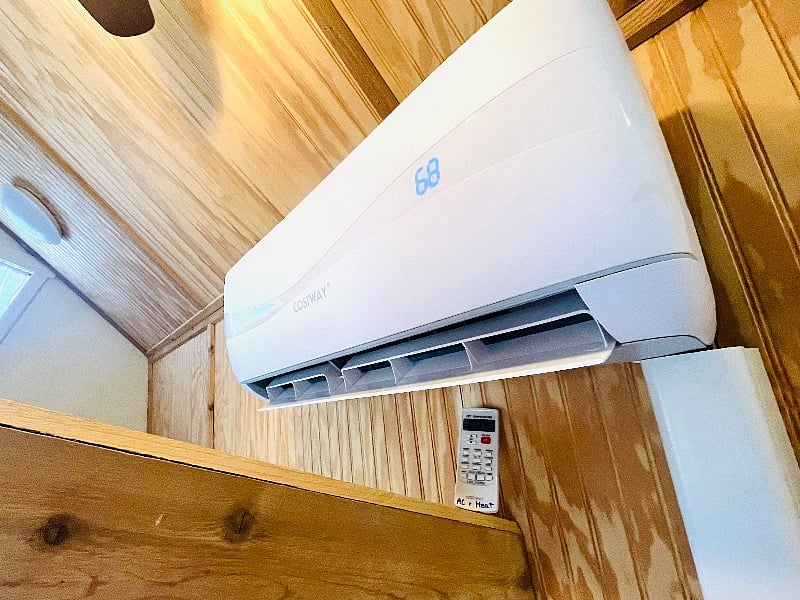 This is our heating and cooling mini split.